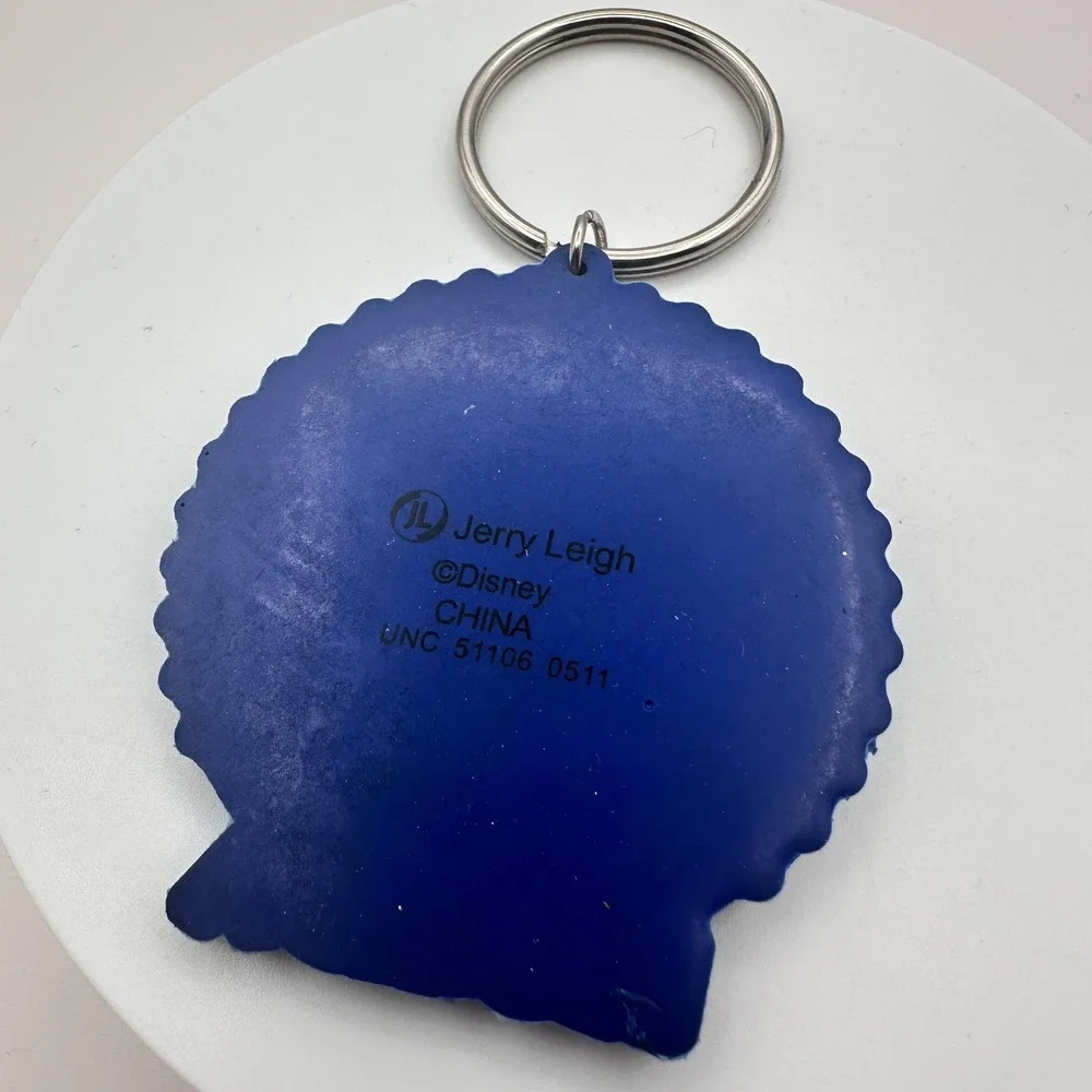 VTG 90s‎ Disney Mickey Mouse Florida American Flag Rubber Keychain Jerry Leigh